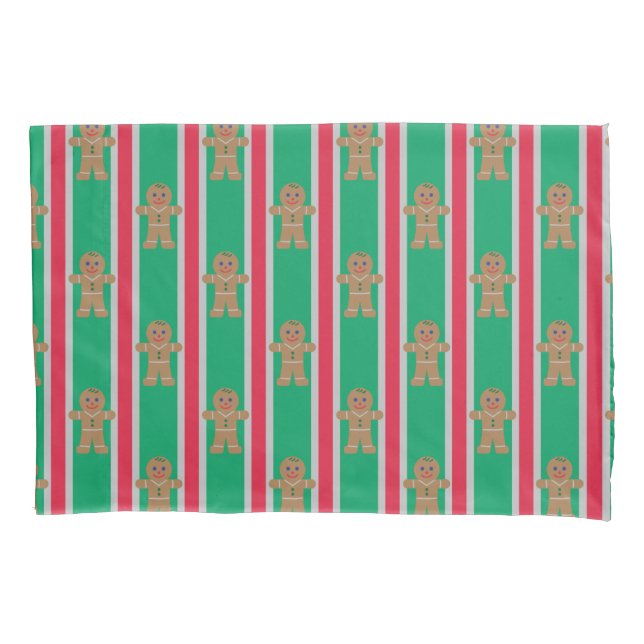 Housse D'oreillers Fun and Fancy Christmas Gingbread Homme (devant)
