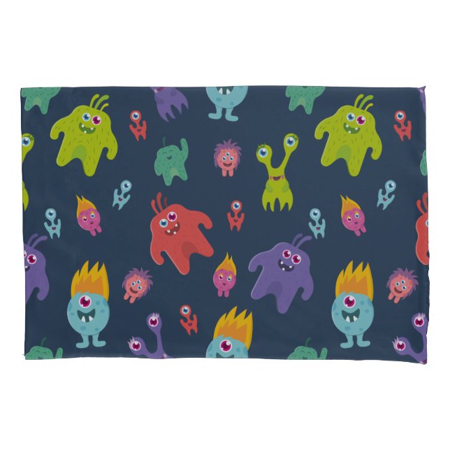 Housse D'oreillers Funky Monsters Pillowcase (devant)