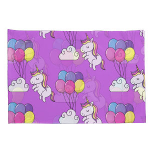 Housse D'oreillers Funny Unicorn Motif Magic Horse