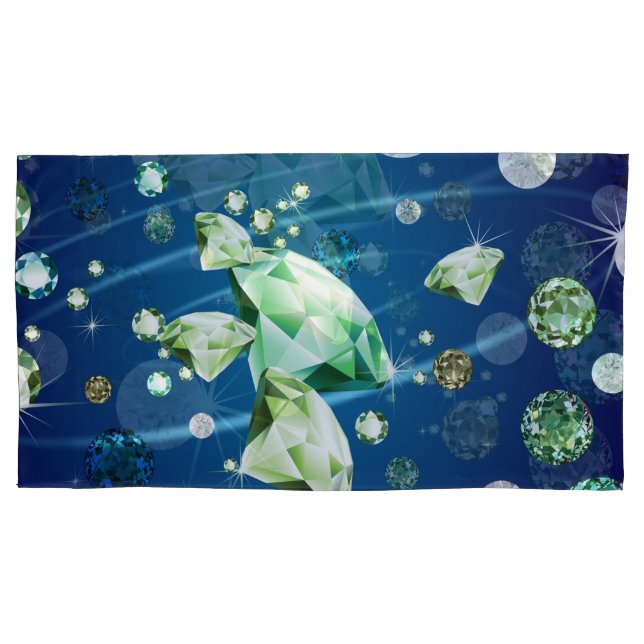 Housse D'oreillers Galaxie de diamant 11 (devant)