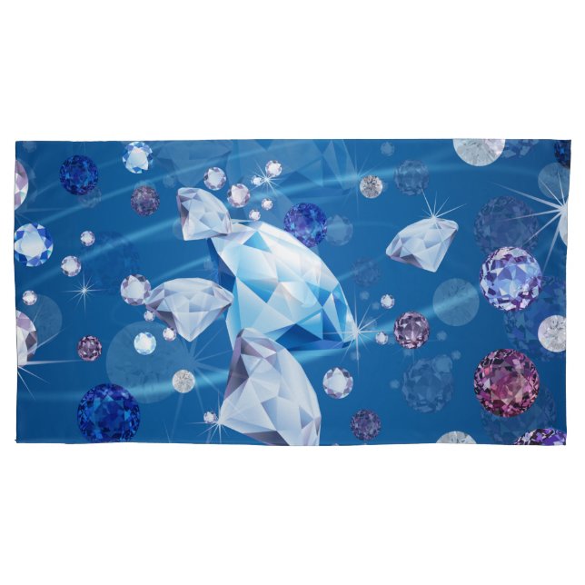 Housse D'oreillers Galaxie de diamant 12 (devant)