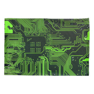 Housse D'oreillers Geek de la carte de circuit électronique Nerd PCB 