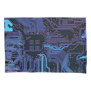 Housse D'oreillers Geek Sortie carte de circuit électronique Nerd PCB
