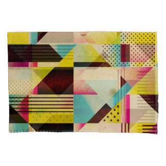 Housse D'oreillers Géométrie rétro : Arrière - plan Motif Abstrait