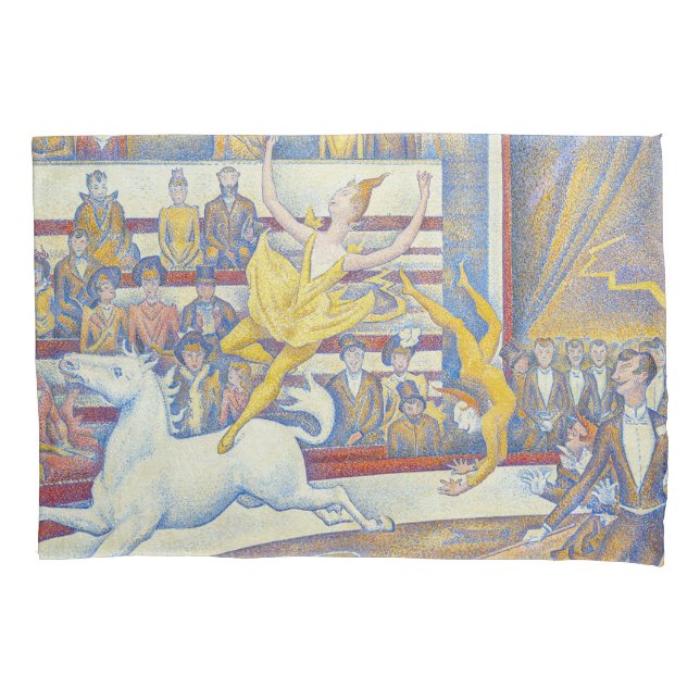 Housse D'oreillers Georges Seurat - Le Cirque (devant)