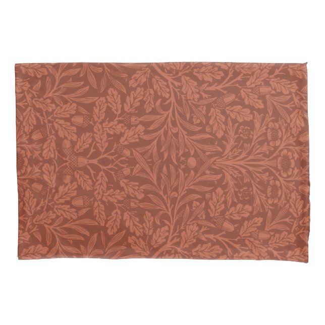 Housse D'oreillers Glands et feuilles de chêne (par William Morris) (devant-gauche)