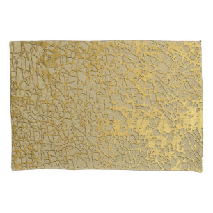 Housse D'oreillers Gold Marbling : Grunge Texture Design