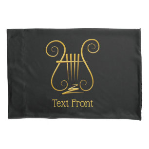 Housse D'oreillers Golden lyre