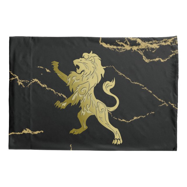 Housse D'oreillers Golden Royal Lion (Dos)