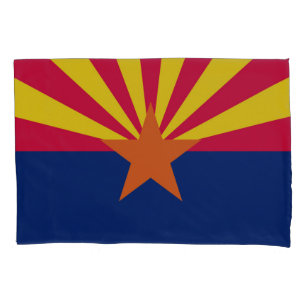 Housse D'oreillers Graphique Drapeau dynamique de l'état de l'Arizona