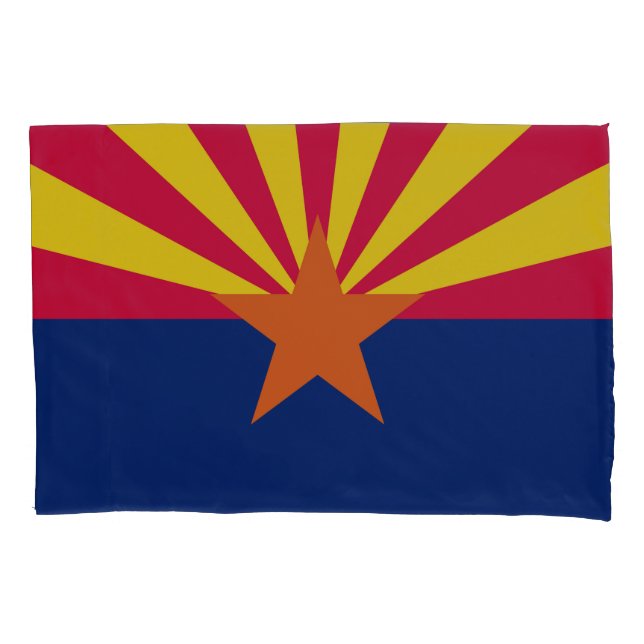 Housse D'oreillers Graphique Drapeau dynamique de l'état de l'Arizona (devant)