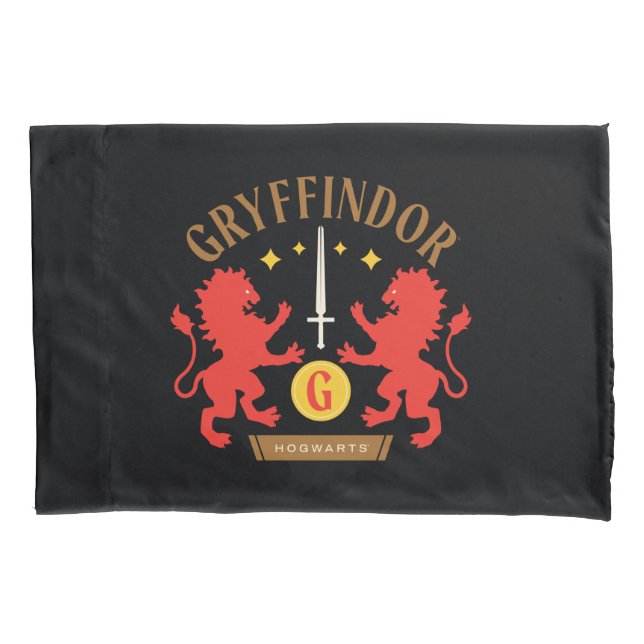Housse D'oreillers GRAYFFINDOR™ Maison double Lion épée graphique (devant)
