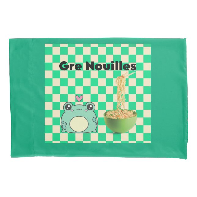 Housse D'oreillers Gre nouilles (devant)