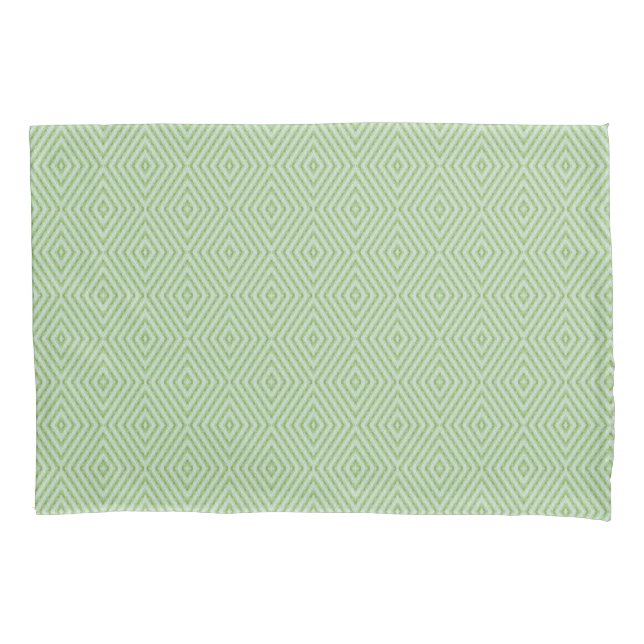 Housse D'oreillers Green Stripes Squash Pattern (devant)