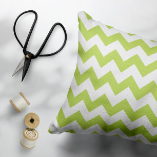 Housse D'oreillers Green Zigzag, Green Chevron, Motif géométrique