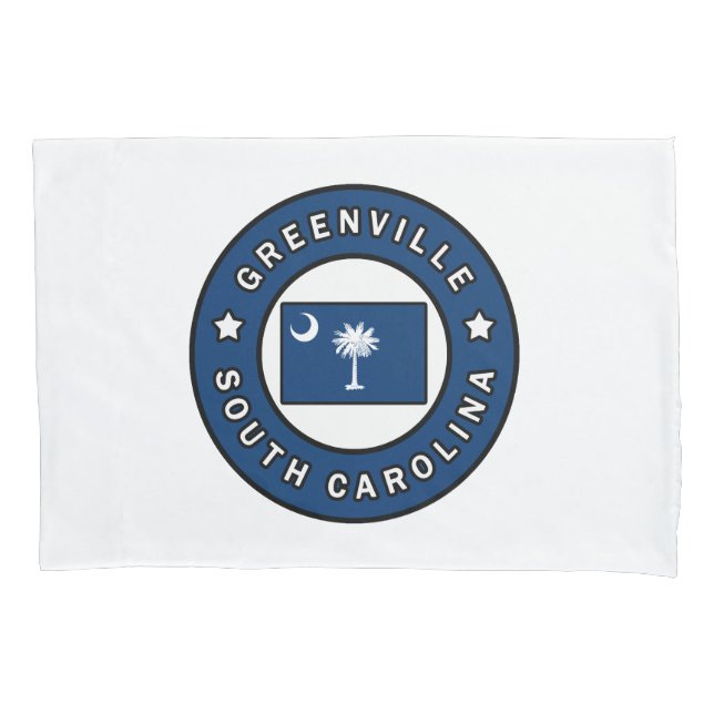 Housse D'oreillers Greenville Caroline du Sud (devant)