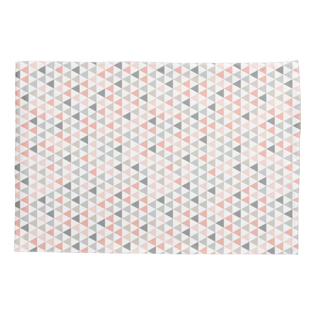 Housse D'oreillers Gris Gris Beige Neutres Coussin moderne Coque (Dos)