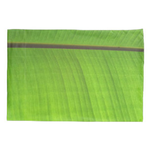 Housse D'oreillers Gros plan de la feuille de banane