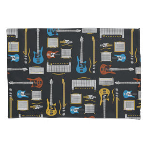 HOUSSE D'OREILLERS GUITAR ET MOTIF AMPLIER