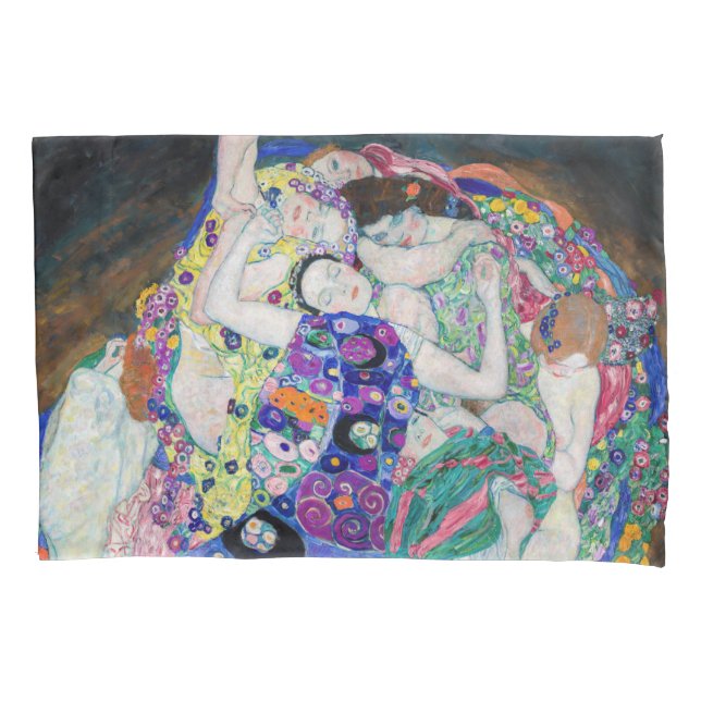 Housse D'oreillers Gustav Klimt - La Vierge (devant)