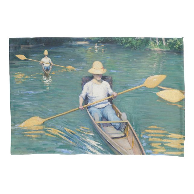 Housse D'oreillers Gustave Caillebotte - Skiffs on the Yerres (devant)