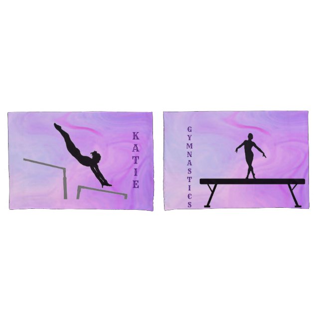 Housse D'oreillers Gymnastique Filles Événements Pillowcases (devant-Set)