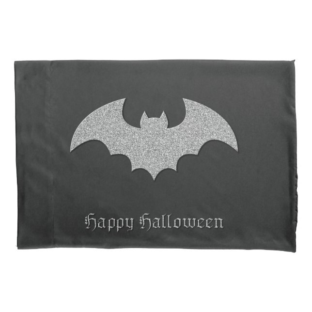 Housse D'oreillers Halloween chauve-souris (devant)