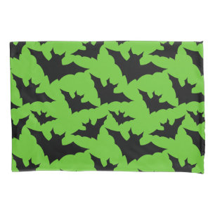 Housse D'oreillers Halloween chauves-chauves-souris cool éffrayant mo