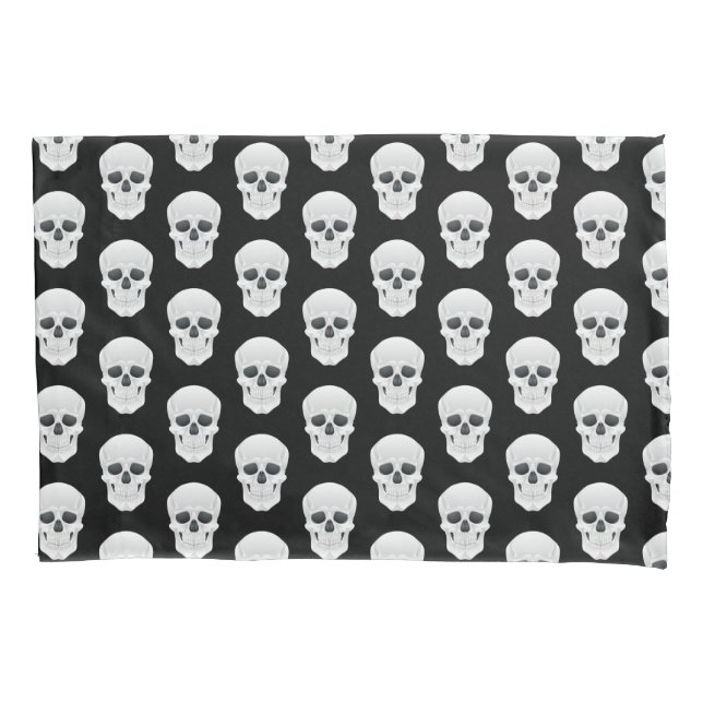 Housse D'oreillers Halloween Skuls Pillowcase (devant)