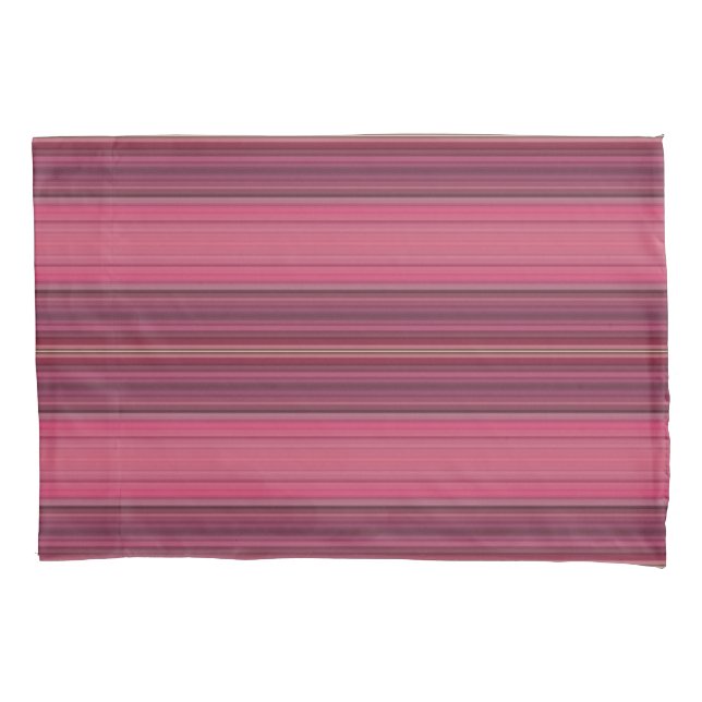 Housse D'oreillers HAMbyWG simple Pillowcase - Dégradé RaspBerry (devant)