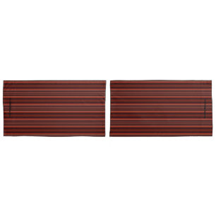 Housse D'oreillers HAMbyWhiteGlove - caisses de coussin - rouge rouge