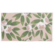 Harmonie du jardin de crème : Camellias et verdure