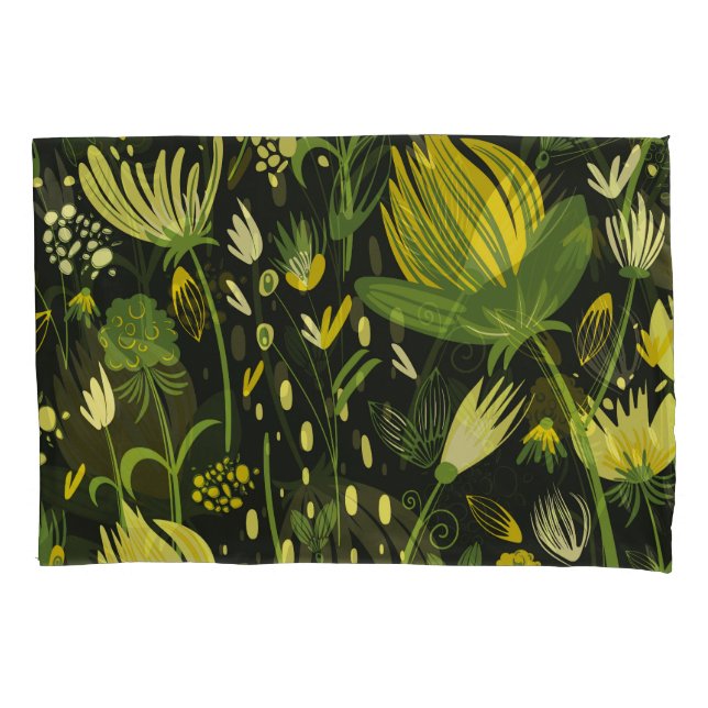 Housse D'oreillers Harmonie florale dans Lovely Bouquet. (devant)