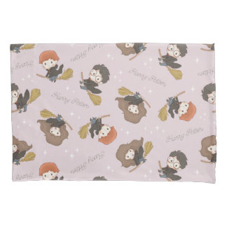 Housse D'oreillers HARRY POTTER™, Hermione & Ron Flying Motif
