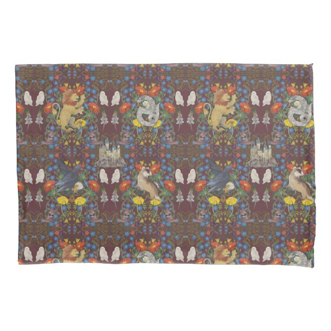 Housse D'oreillers HARRY POTTER™ | Motif d'icône d'aquarelle en Bourg (devant)