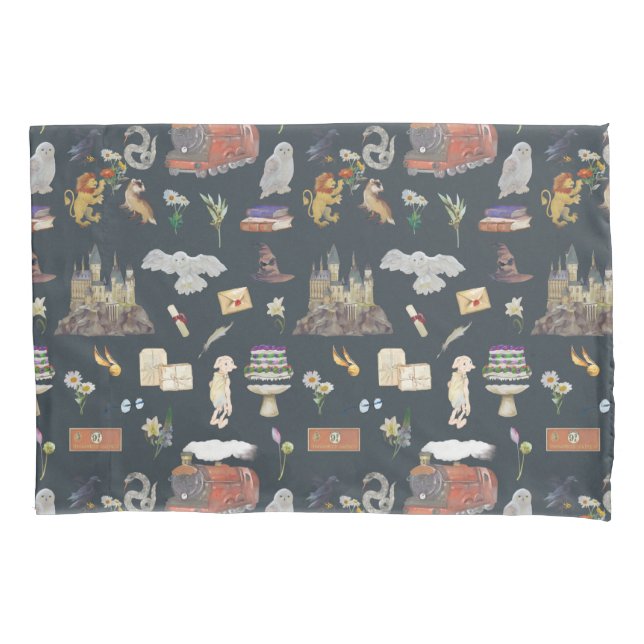 Housse D'oreillers HARRY POTTER™ | Motif d'icônes (devant)