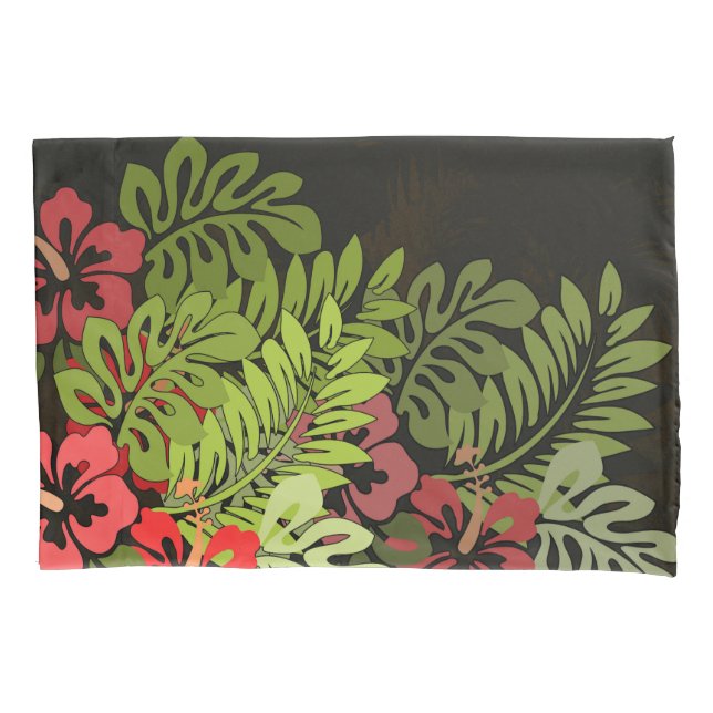 Housse D'oreillers Hawaii Aloha Flower Art Print (devant)