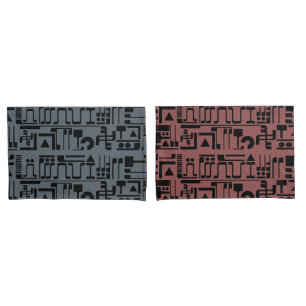 Housse D'oreillers Hiéroglyphes Aliens