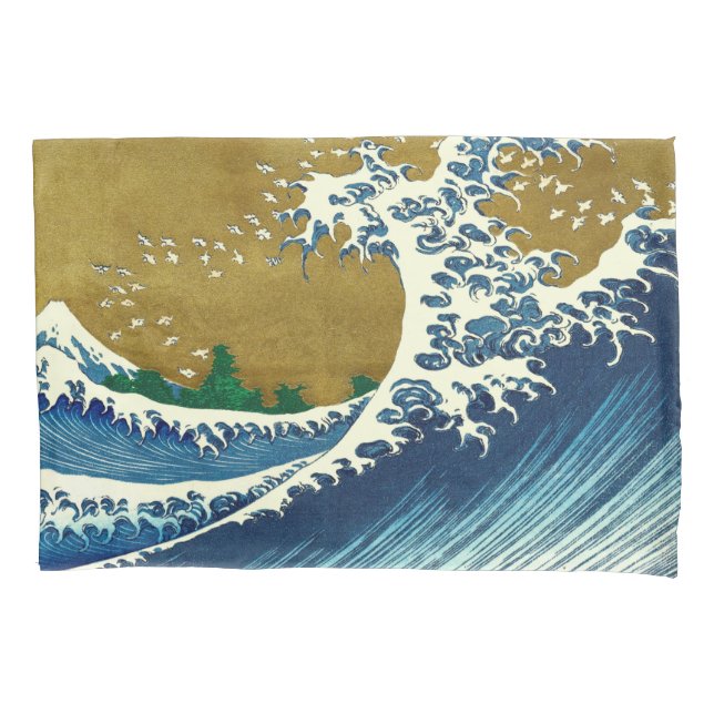 Housse D'oreillers Hokusai (devant)
