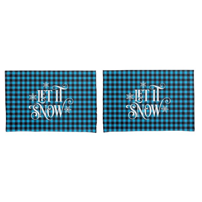 Housse D'oreillers Holiday Buffalo Plaid Pillowcase Pair (devant-Set)