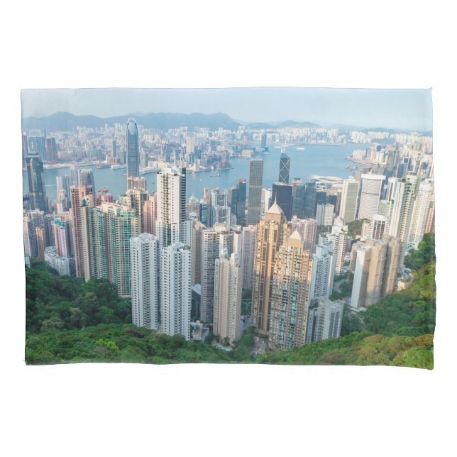 Housse D'oreillers Hong Kong Victoria Peak (devant)