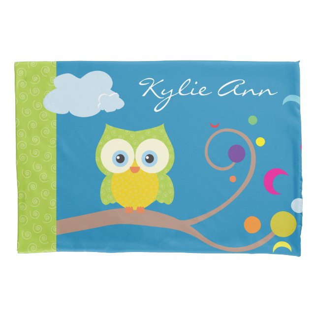 Housse D'oreillers Hoot Owl Woodland Animal Wildlife (devant)