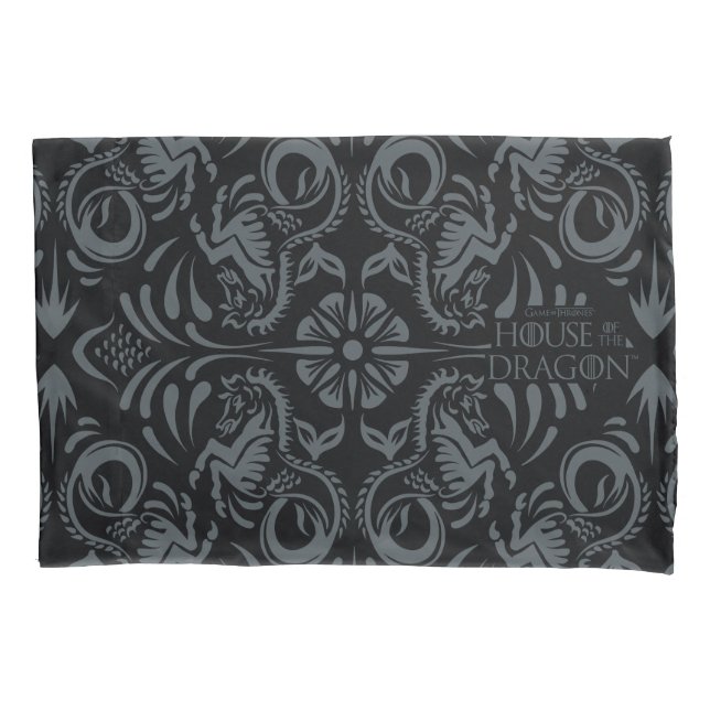 Housse D'oreillers HOUSE OF THE DRAGON | Velaryon Diamond Pattern (devant)