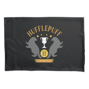 Housse D'oreillers HUFFLEPUFF™ Badger and Cup House Pride Graphisme