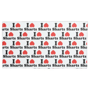 Housse D'oreillers I Heart Sharts