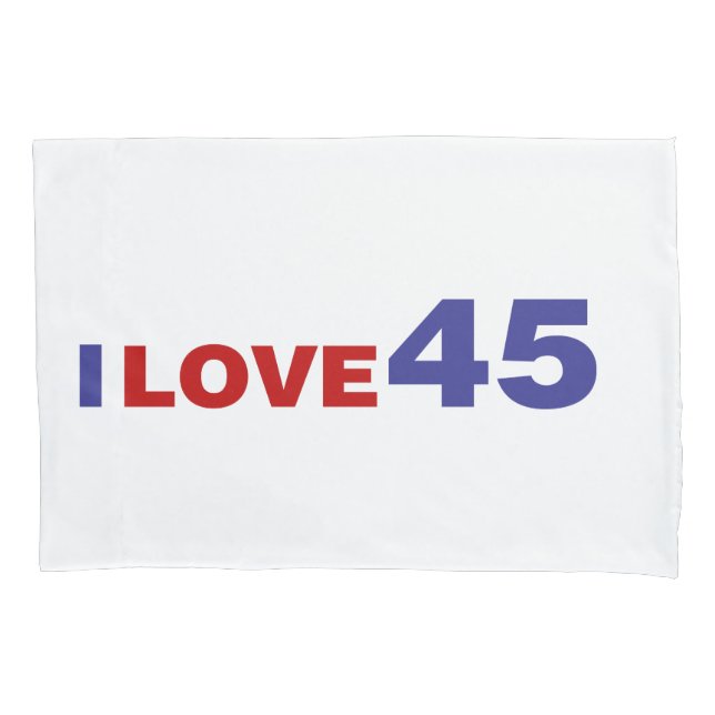 Housse D'oreillers I Love 45 (devant)