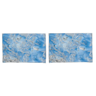Housse D'oreillers Iceberg bleu cool