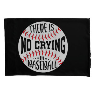 Housse D'oreillers Il N'Y A Pas De Pleurage Au Baseball