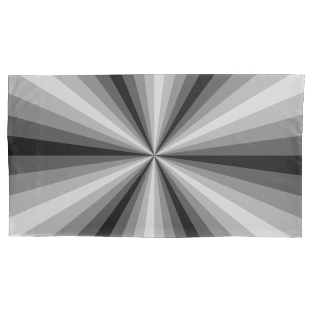 Housse D'oreillers Illusion optique Coque Coussin noir (devant)
