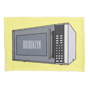 Housse D'oreillers Illustration de dessin sur micro-ondes